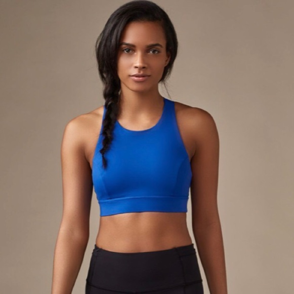 Lululemon Fast and Free Nulux Bra Jet Stream Blue
